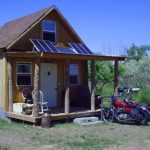 solar powered with cheap tiny house design
