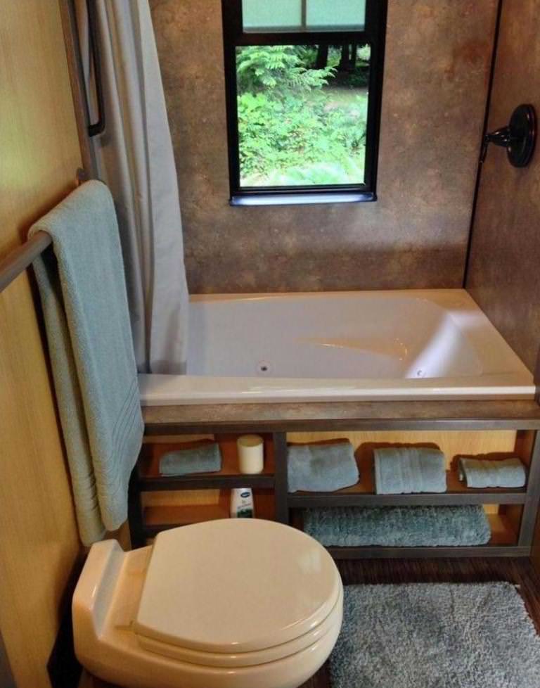 Image of: tiny house bathroom ideas plan