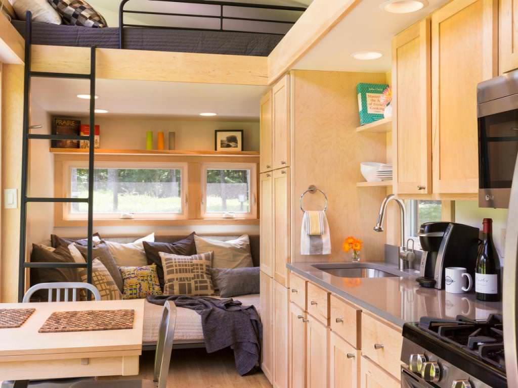 Image of: tiny house kitchen ideas design