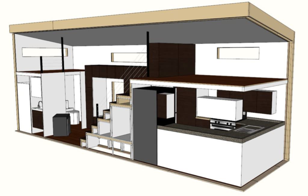 Image of: tiny house plans for families image layout