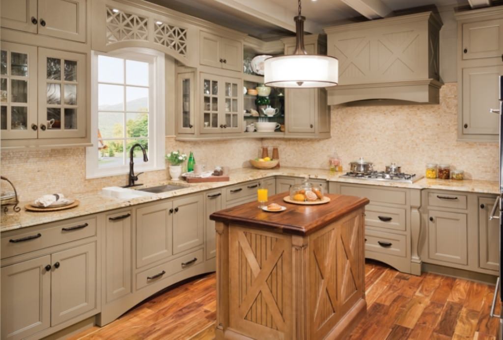 Image of: Antique Home Depot Kitchen Cabinets Design