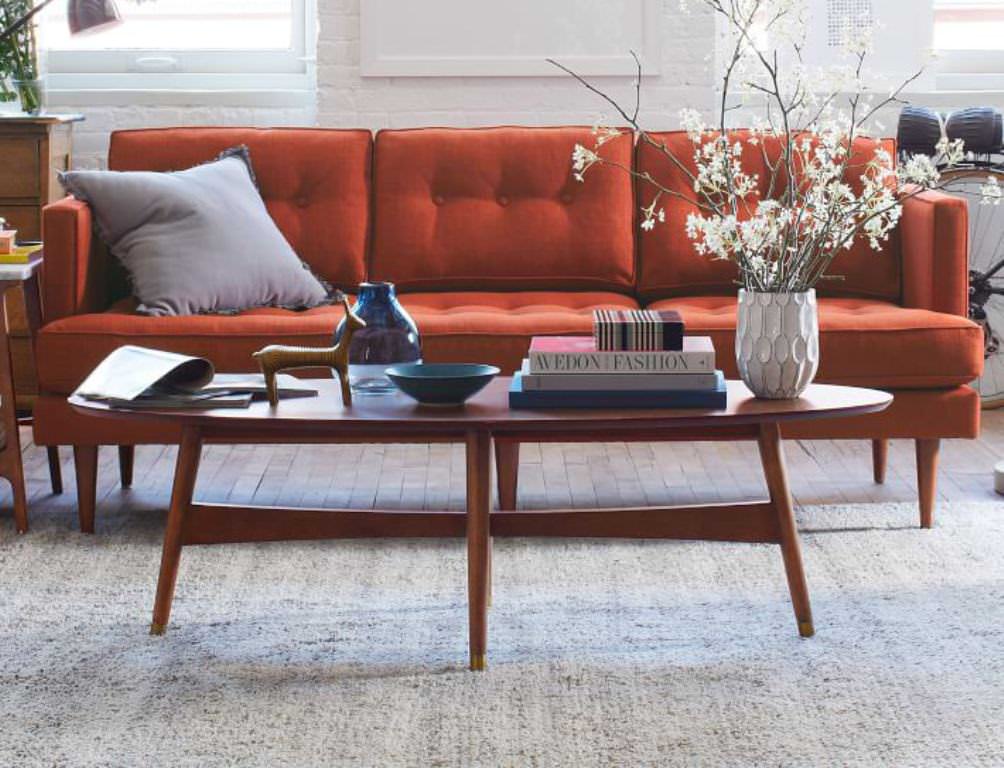 Image of: Antique West Elm Coffee Table