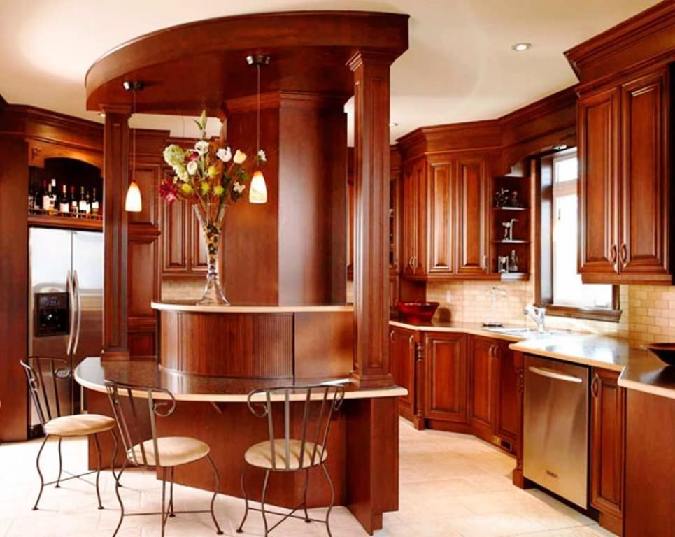 Image of: Elegant Home Depot Kitchen Cabinets Design