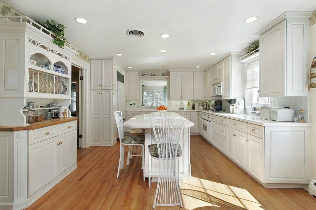 Image of: Home Depot Kitchen Cabinets White With Country Style