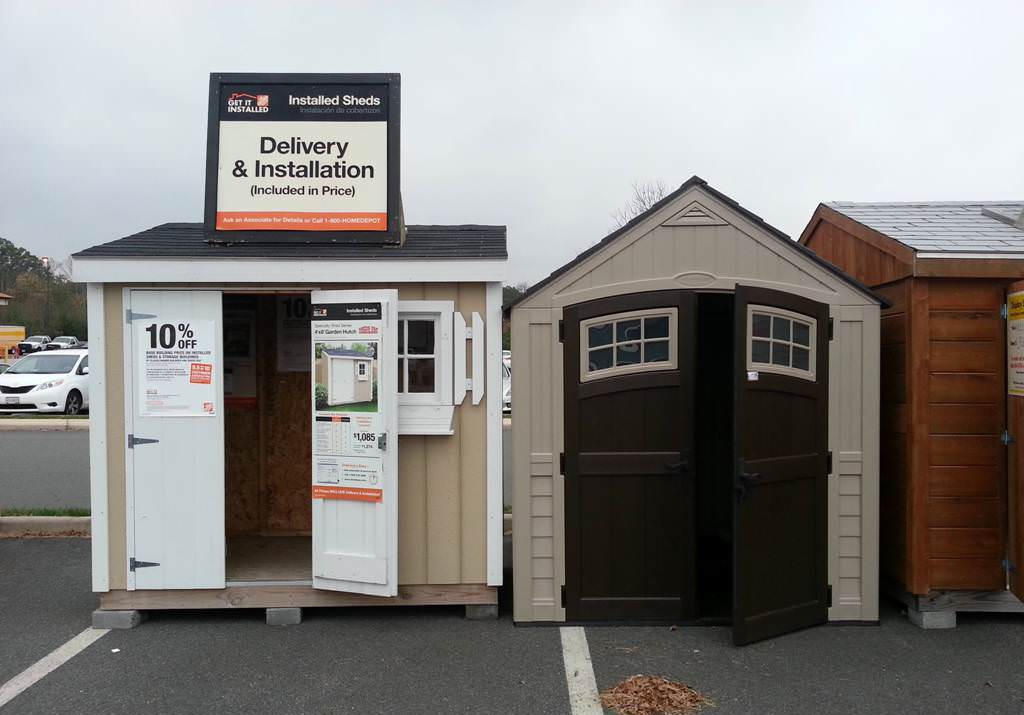Image of: Home Depot Shed Kits