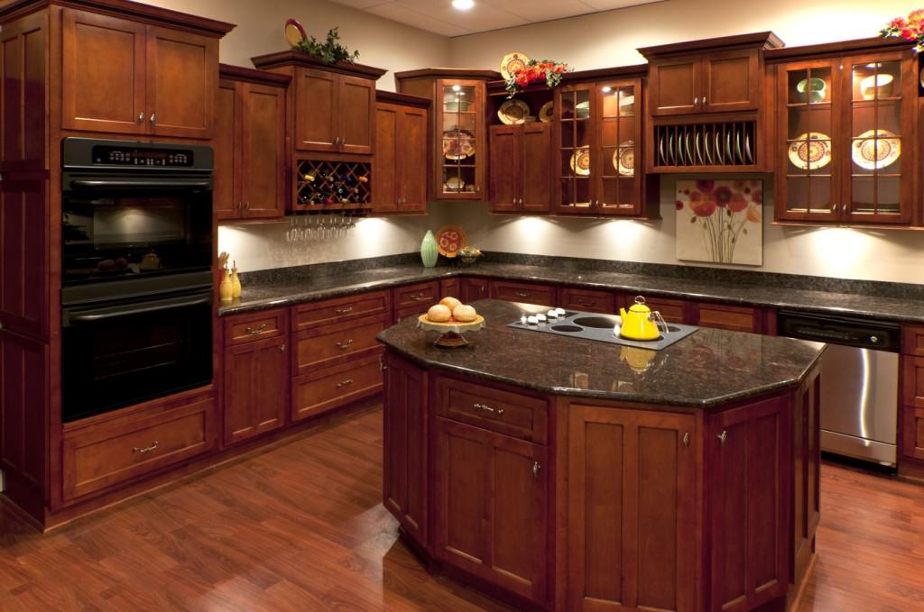Image of: Kitchen Cupboards At Home Depot