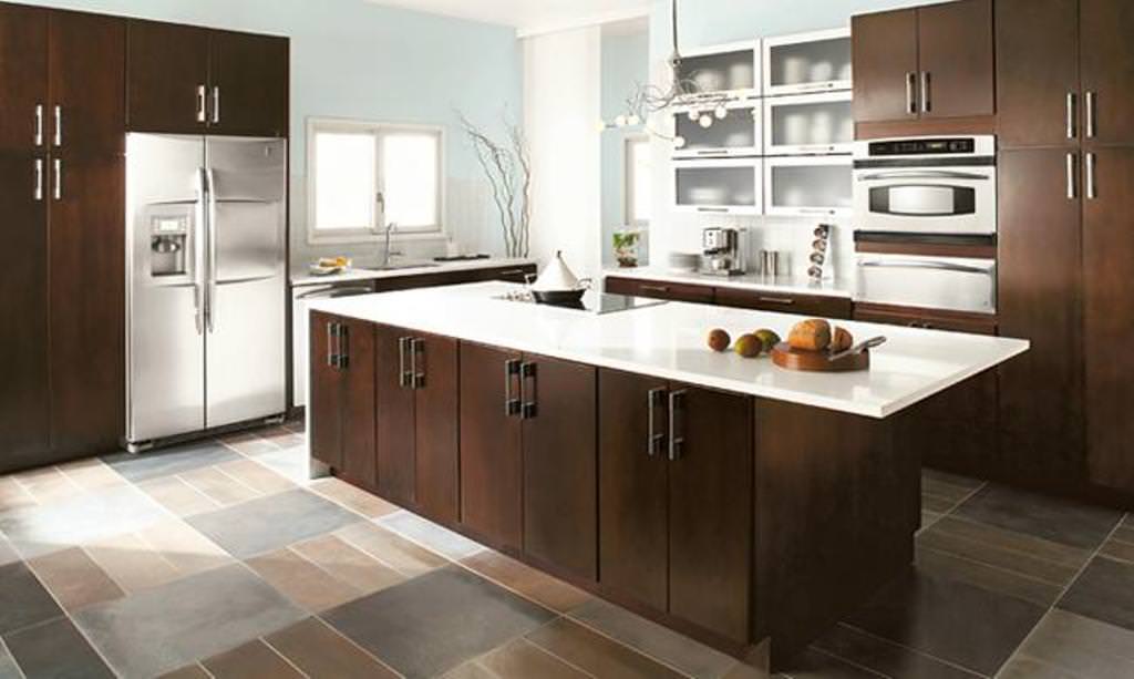 Image of: Modern Home Depot Kitchen Cabinets Design