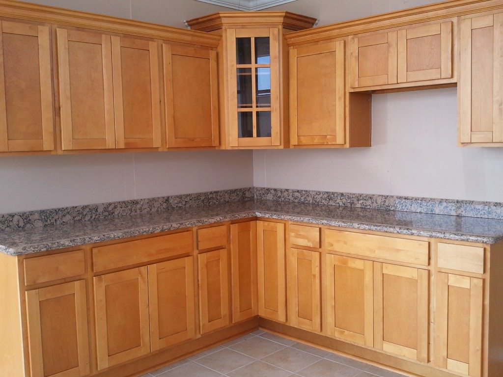 Image of: Oak Cabinets Unfinished