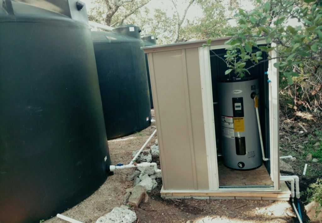Image of: Outdoor Home Depot Installation Water Heater