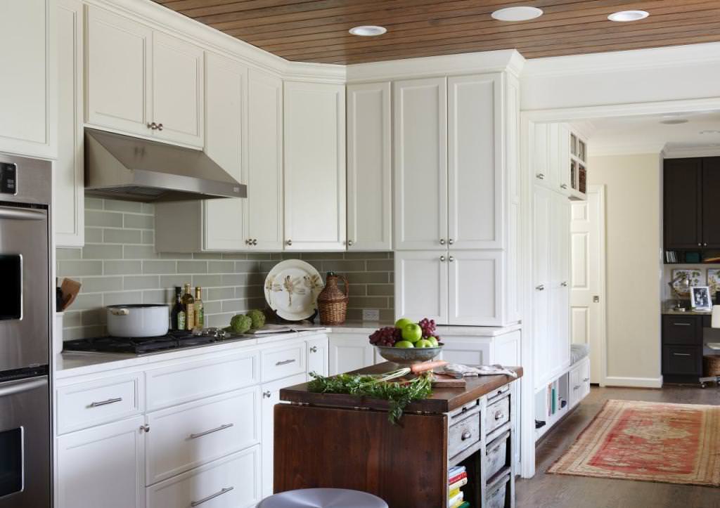 Image of: Premade Cabinets Kitchen