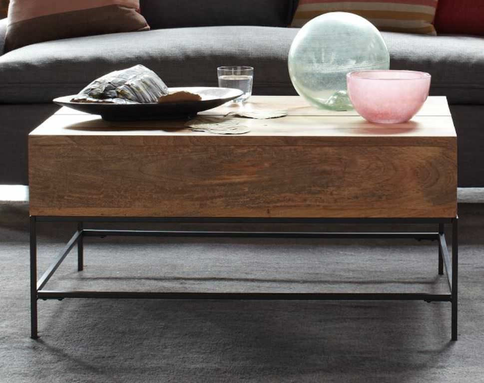 Image of: Raw Wood West Elm Coffee Table Design