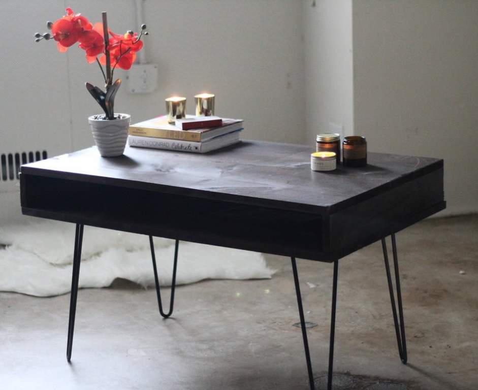 Image of: Small Modern West Elm Coffee Table