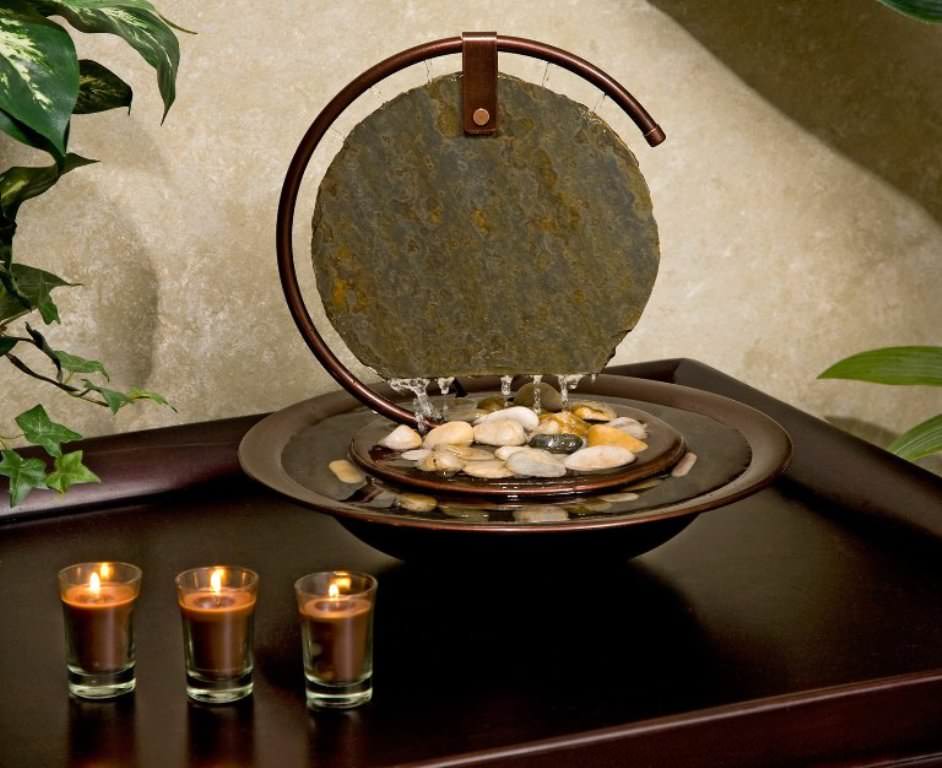 Image of: Indoor Tabletop Fountains