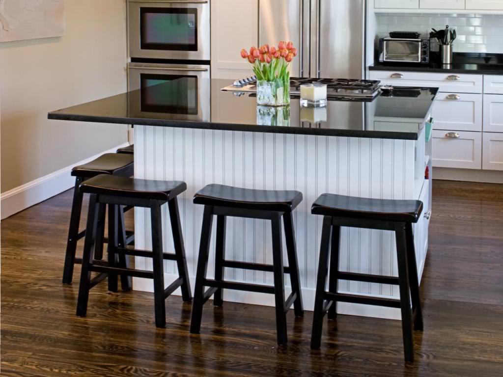 Image of: backless stools for kitchen island