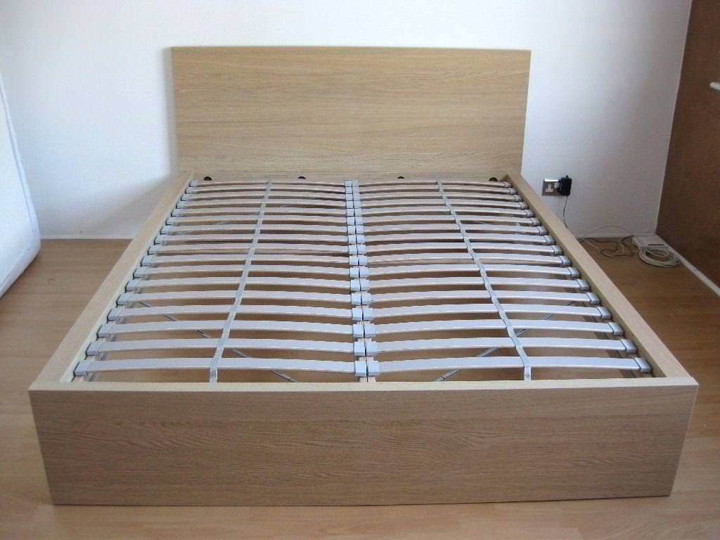 Image of: ikea malm queen bed frame