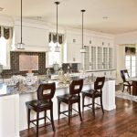 kitchen island with stools style
