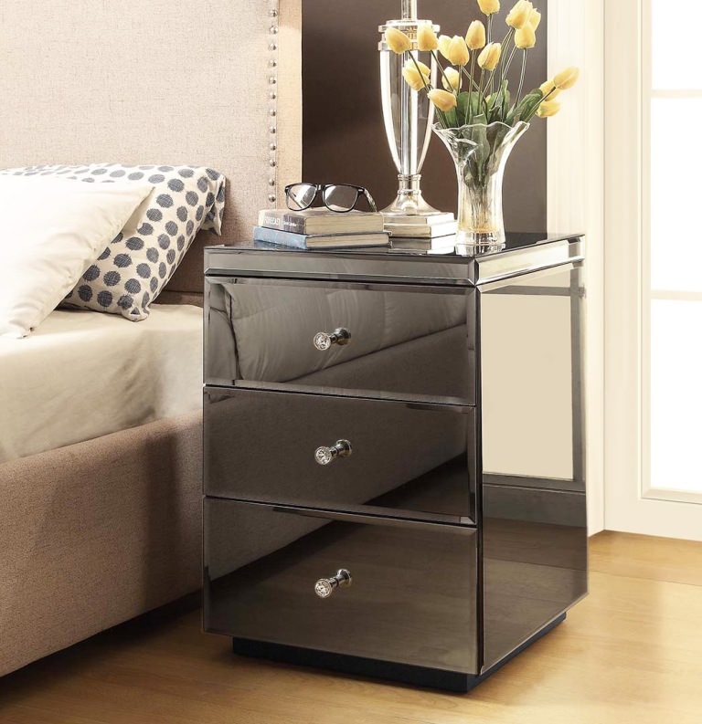 Image of: mirrored chest of drawers