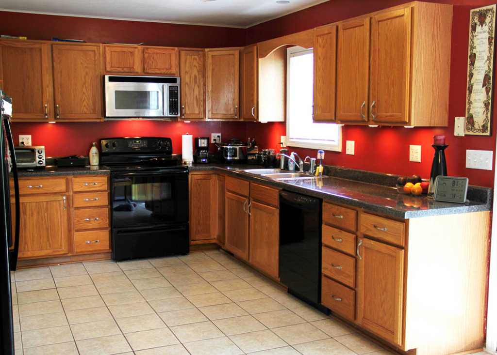 Image of: popular kitchen cabinet colors