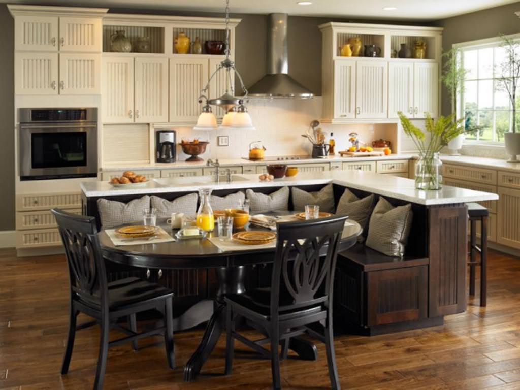 Image of: portable kitchen island with stools