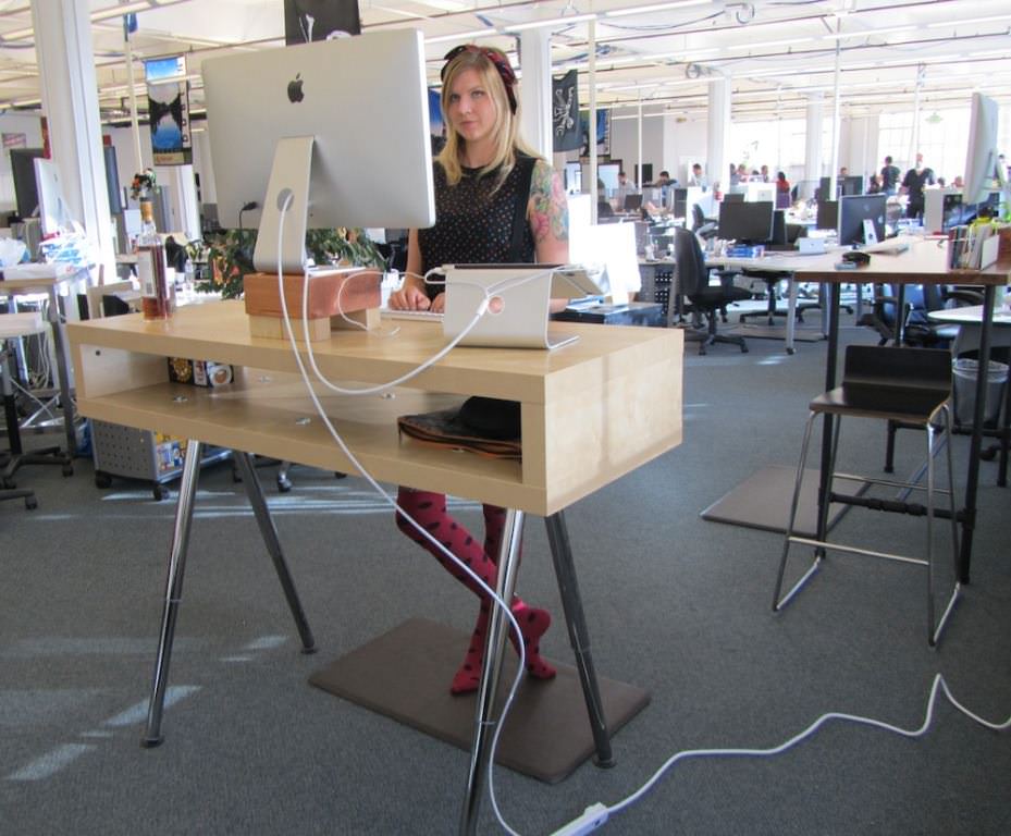 Image of: affordable standing desk
