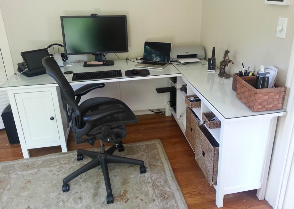 Image of: ashley furniture home office desks