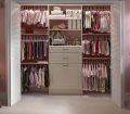 closet organization for two kids