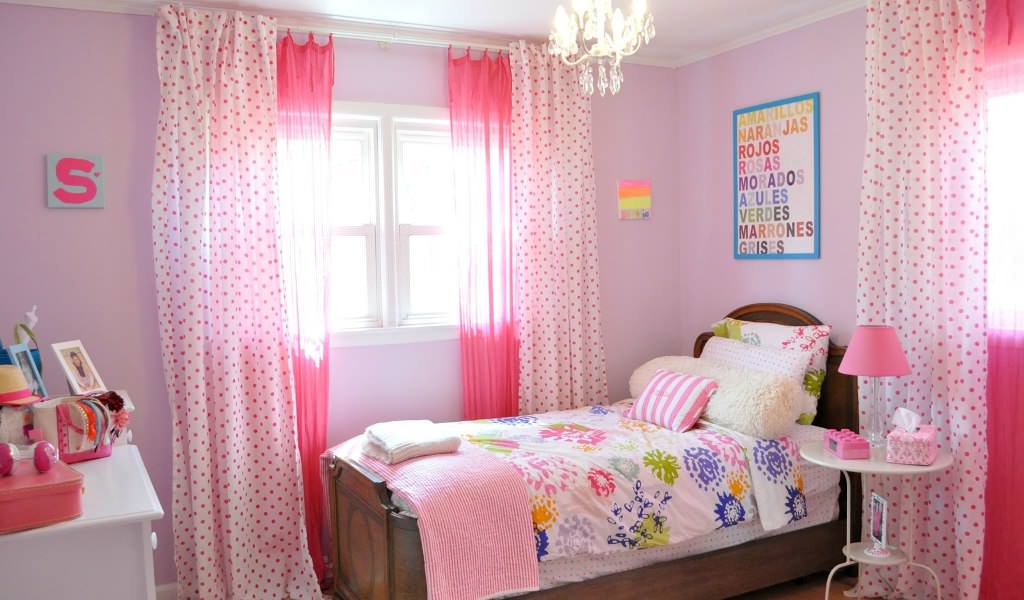 Image of: curtains for girls bedroom