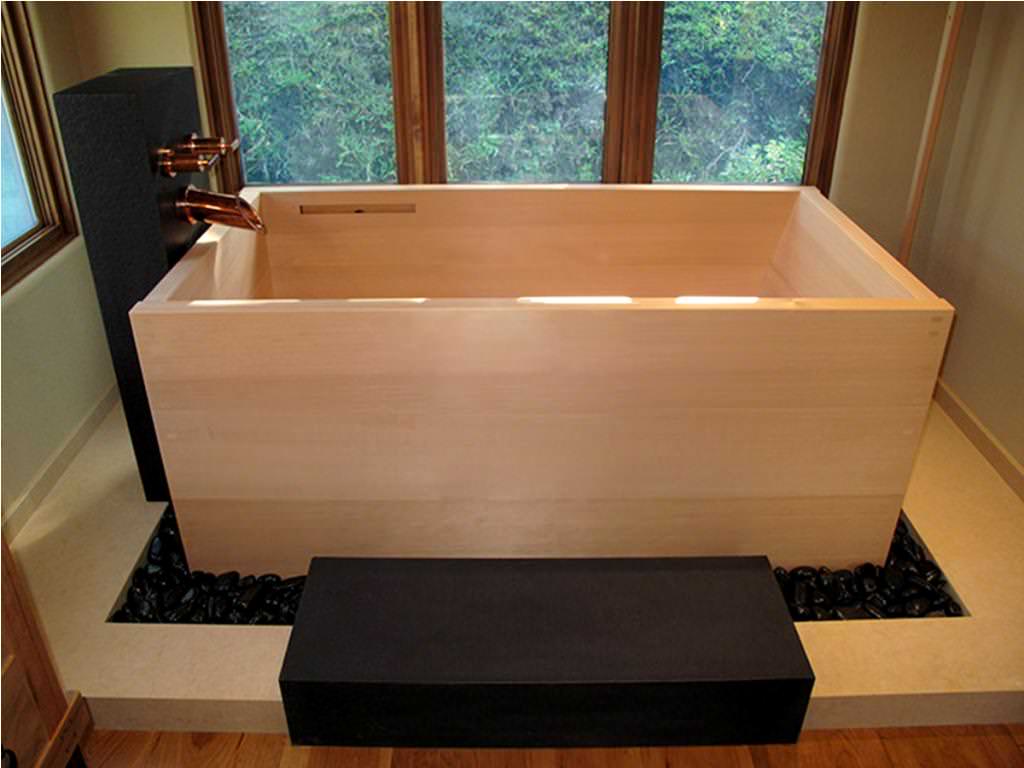 Image of: diy japanese bathtub