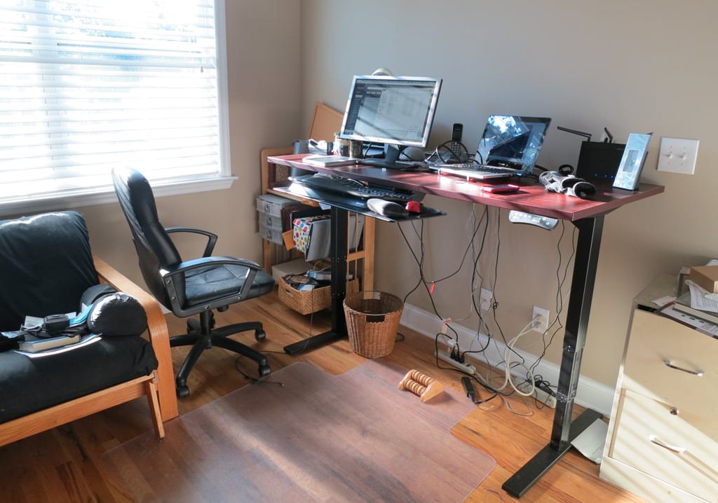 Image of: ikea computer desk hack
