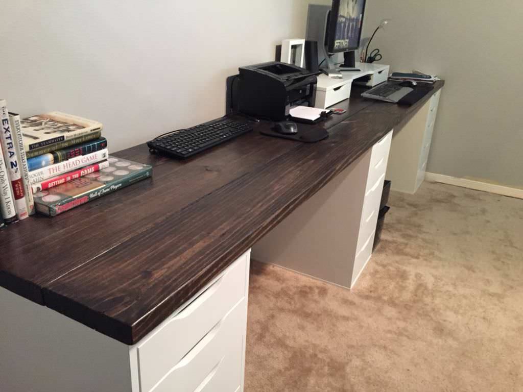 Image of: ikea office table tops