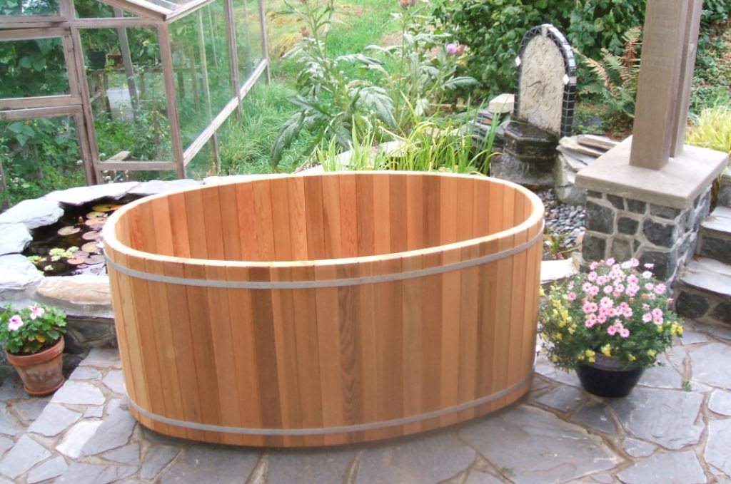 Image of: japanese bathtubs for outdoor