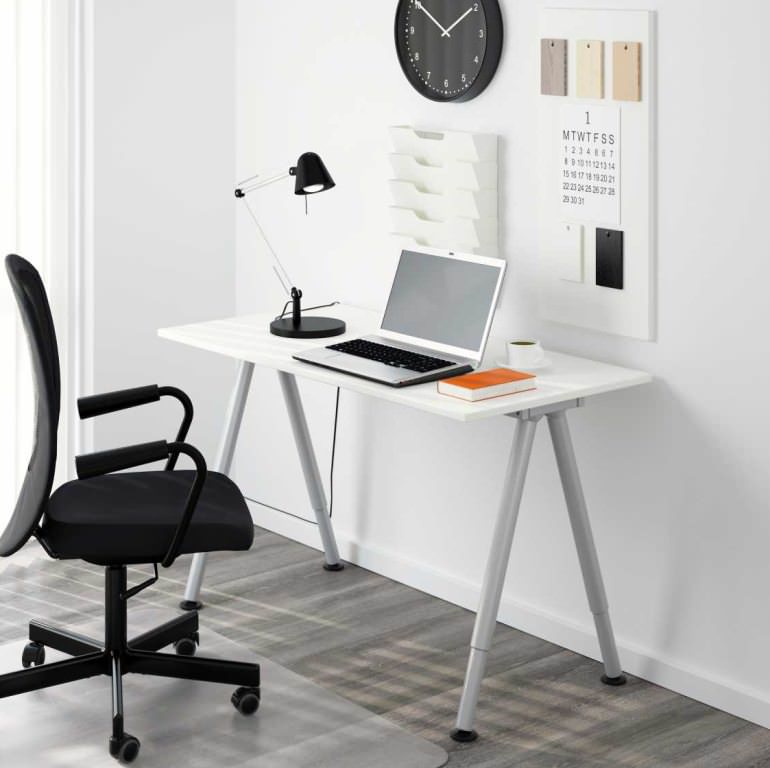 Image of: small computer desk
