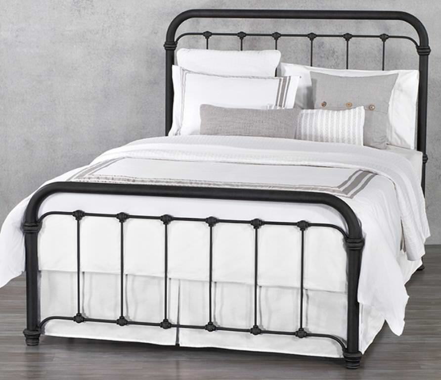 Image of: wrought iron bed frame ikea