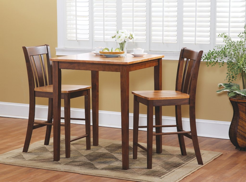 Image of: 2 piece counter height dining set