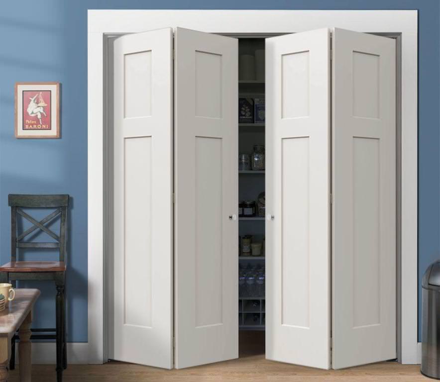 Image of: 22 inch bifold closet doors