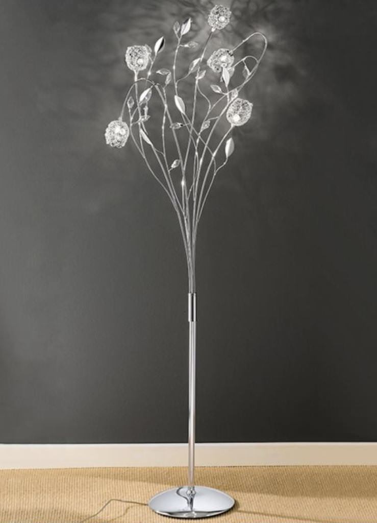 Image of: chandelier floor lamps