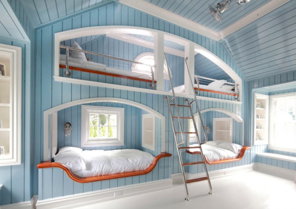 Image of: cool bunk bedrooms for boys