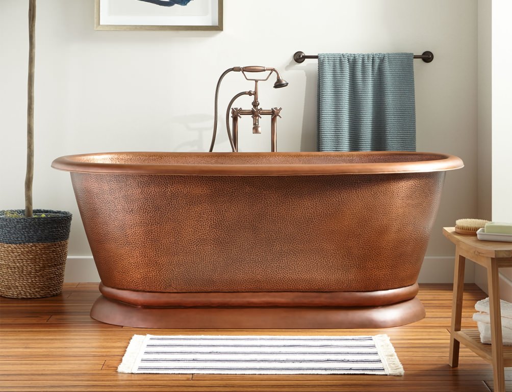 Image of: copper bathtub benefits