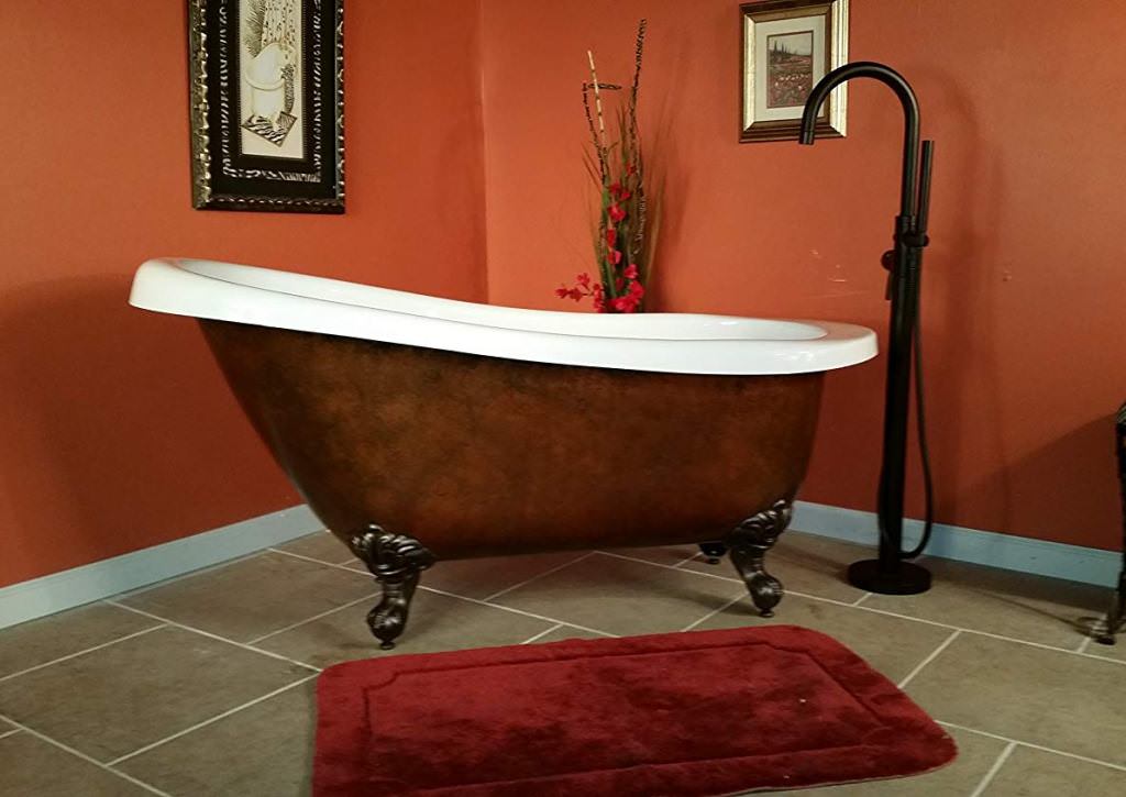 Image of: copper bathtub design