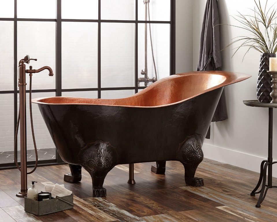 Image of: copper bathtub for sale