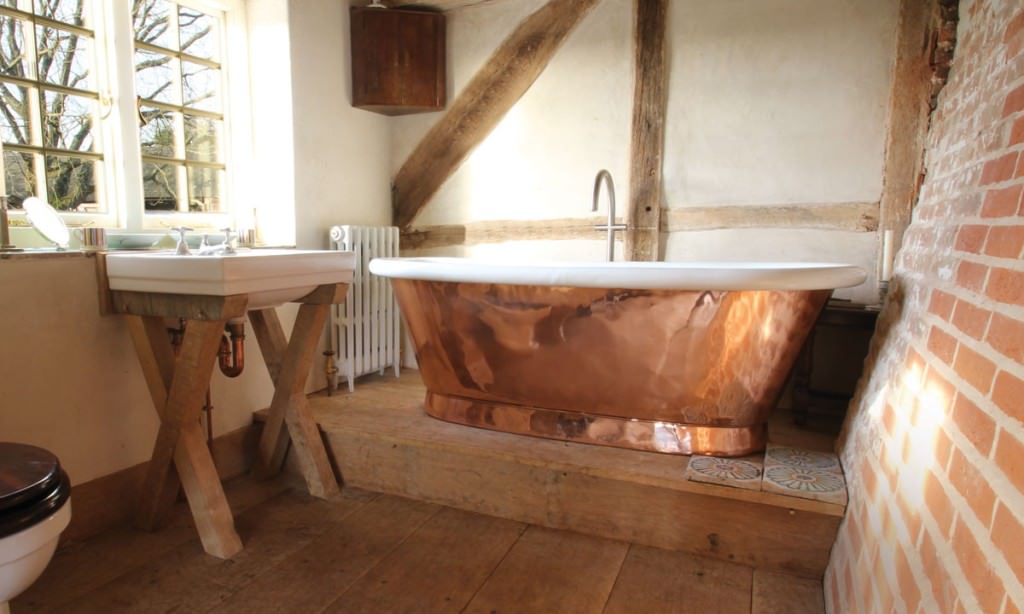 Image of: copper bathtub idea