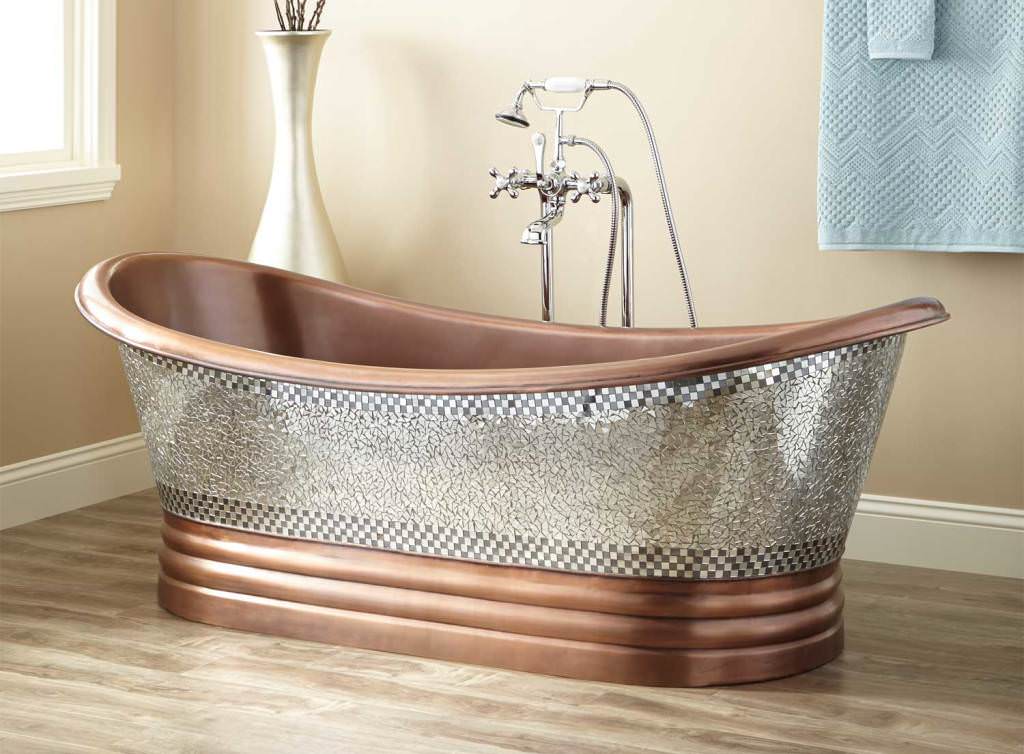 Image of: copper bathtub plans