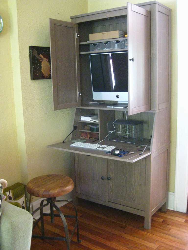 Image of: corner armoire idea