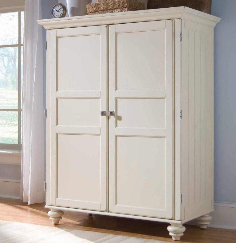 Image of: corner armoire white