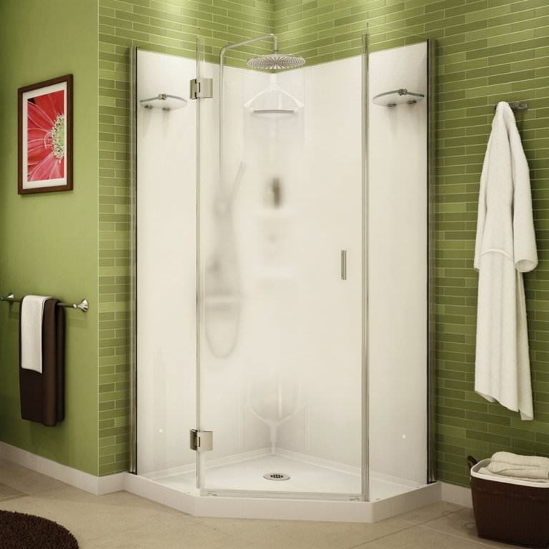 Image of: corner shower kits design