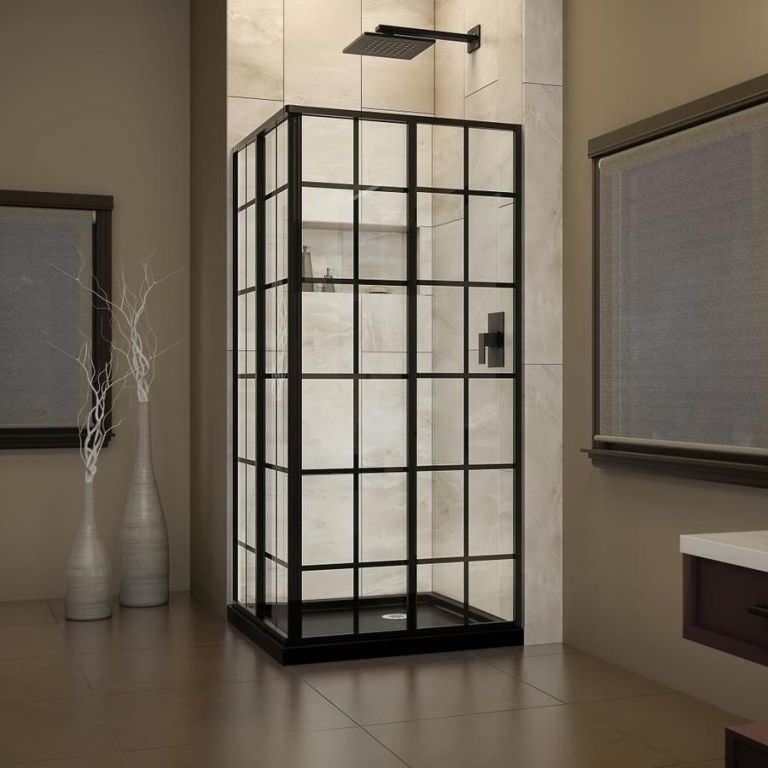 Image of: corner shower kits idea