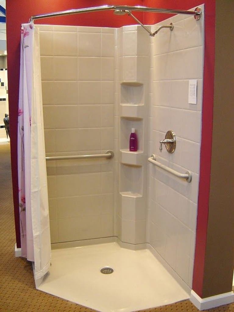 Image of: corner shower kits style