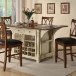 counter height dining set with leaf