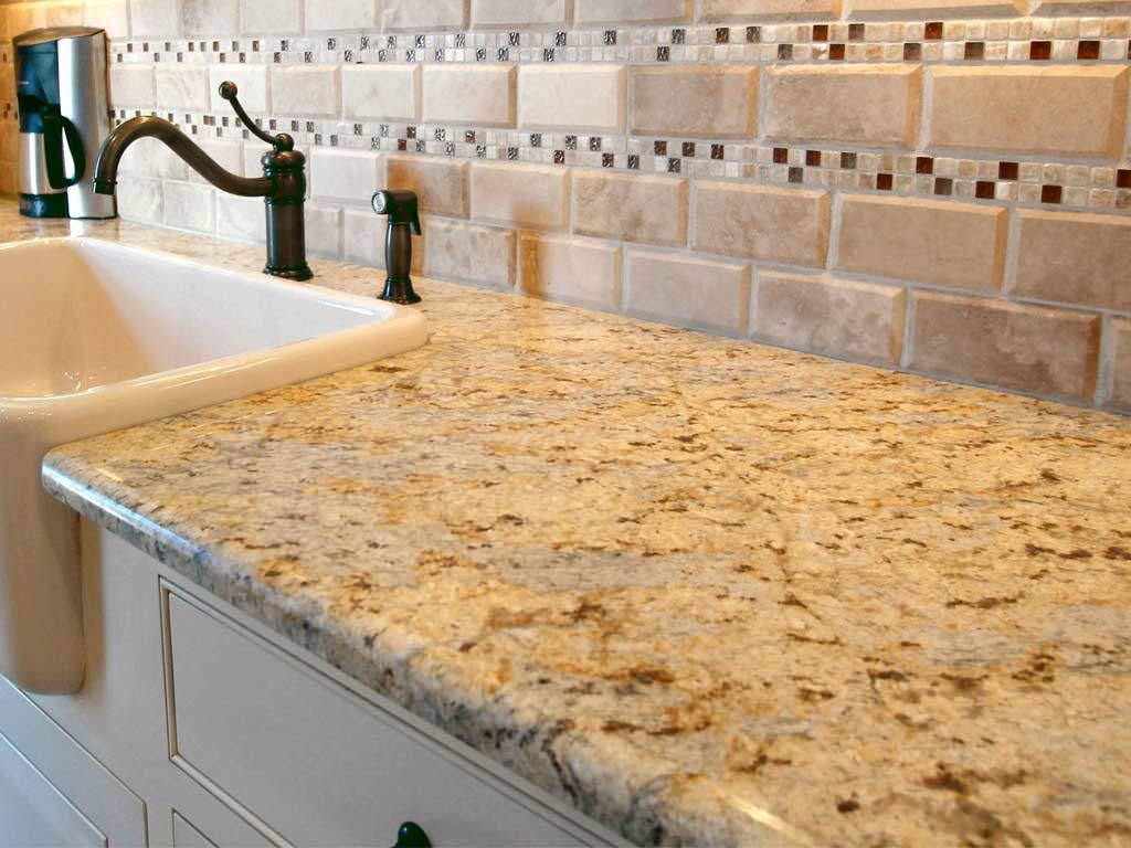 Image of: cream granite countertop pictures