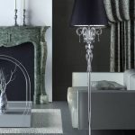 crystal floor lamp plans for living room